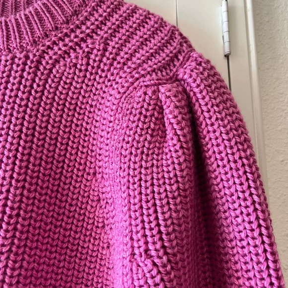 ISABEL MARANT ÉTOILE NWT Pleane Shaker Knit Sweater Jumper Pink 40 - Picture 9 of 14